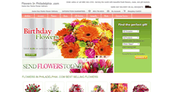 Desktop Screenshot of flowersinphiladelphia.com